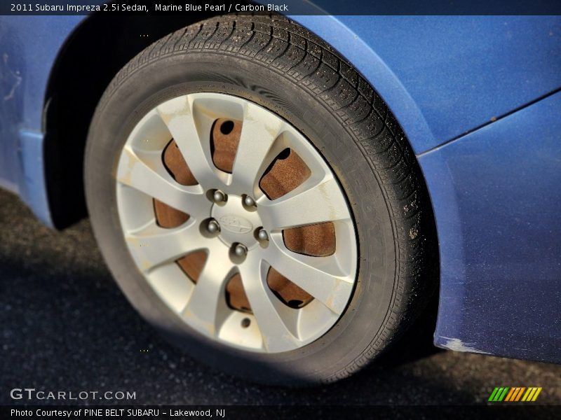 Marine Blue Pearl / Carbon Black 2011 Subaru Impreza 2.5i Sedan