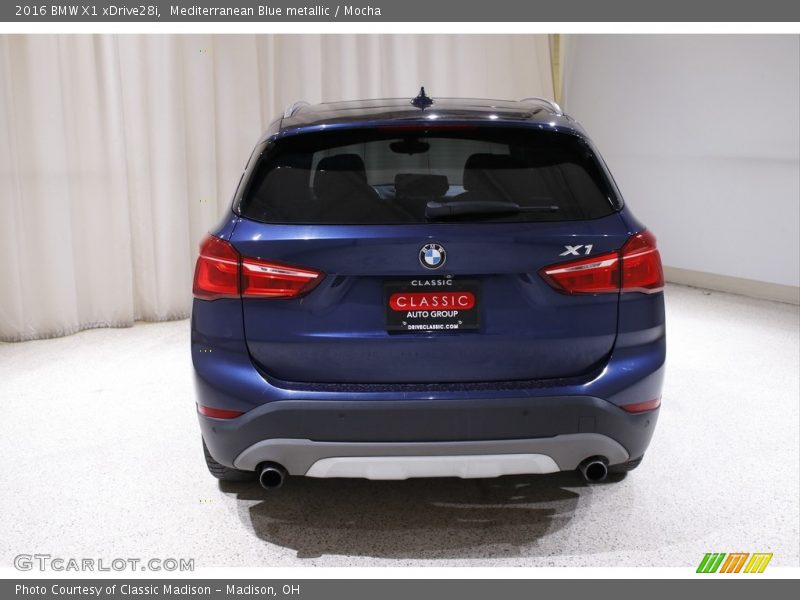 Mediterranean Blue metallic / Mocha 2016 BMW X1 xDrive28i