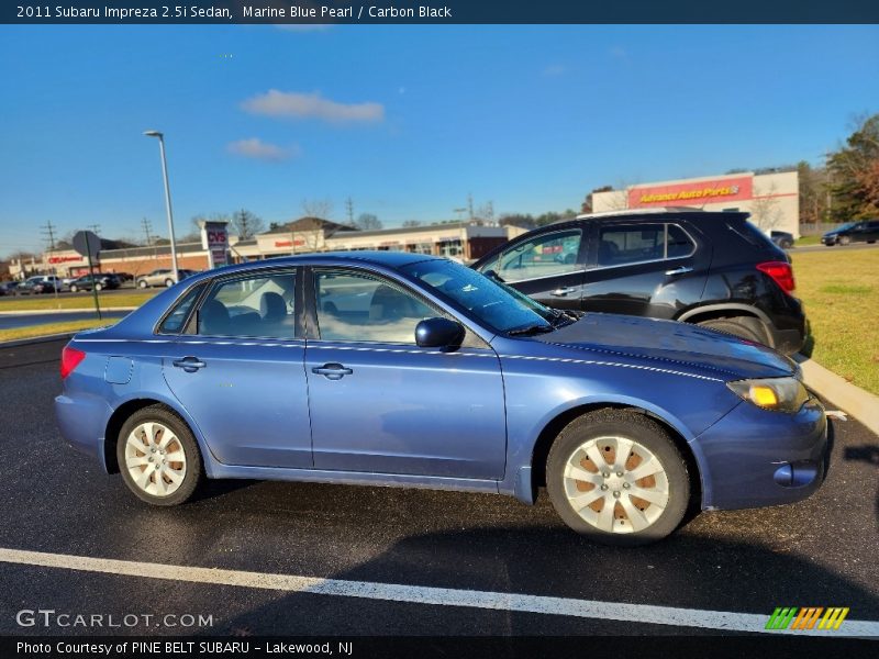 Marine Blue Pearl / Carbon Black 2011 Subaru Impreza 2.5i Sedan