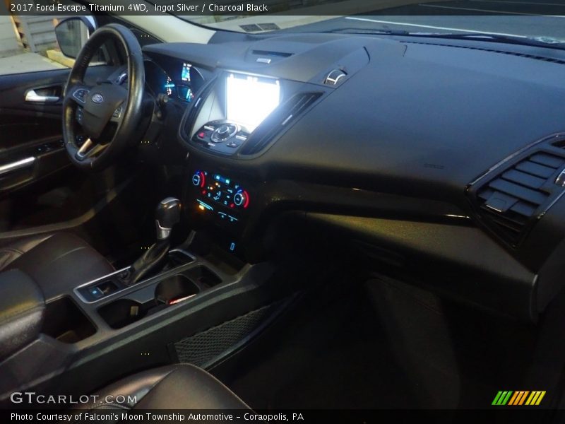 Ingot Silver / Charcoal Black 2017 Ford Escape Titanium 4WD