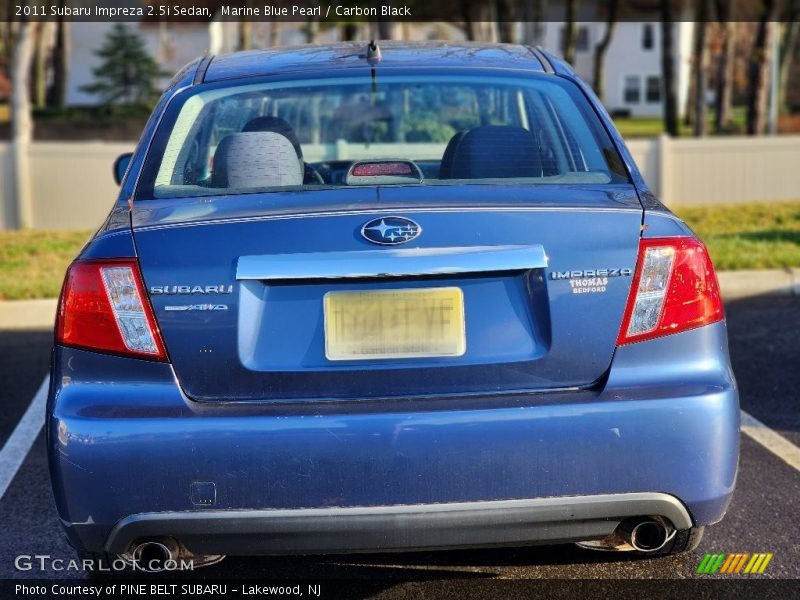 Marine Blue Pearl / Carbon Black 2011 Subaru Impreza 2.5i Sedan