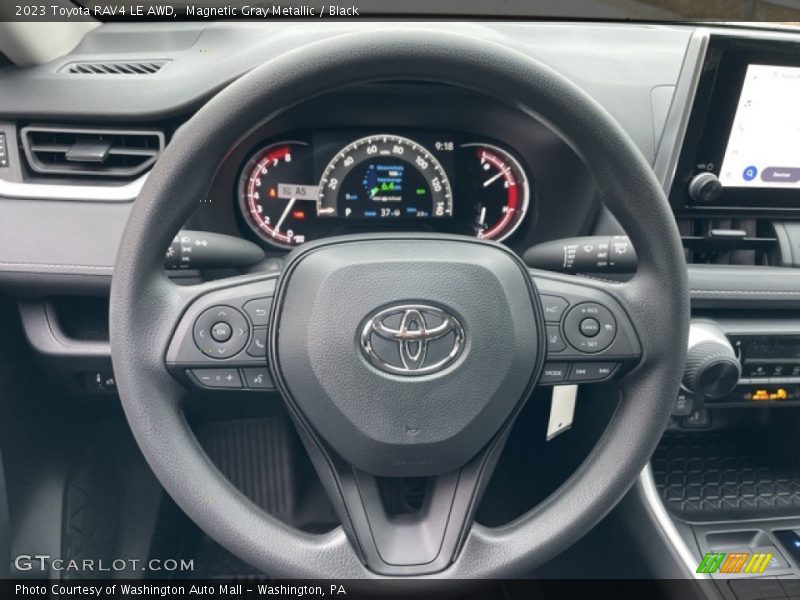 Magnetic Gray Metallic / Black 2023 Toyota RAV4 LE AWD
