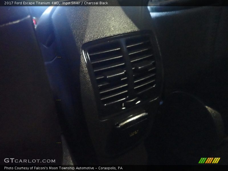 Ingot Silver / Charcoal Black 2017 Ford Escape Titanium 4WD
