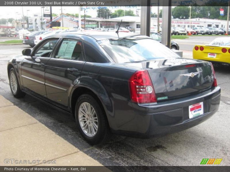 Steel Blue Metallic / Dark Slate Gray 2008 Chrysler 300 LX