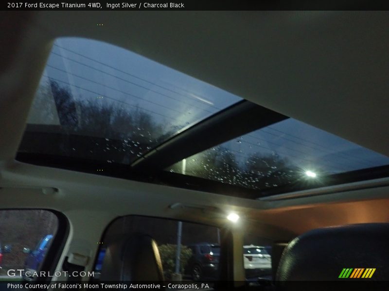 Ingot Silver / Charcoal Black 2017 Ford Escape Titanium 4WD