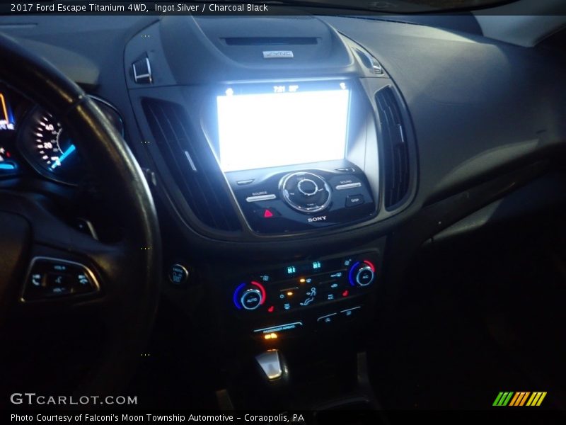Ingot Silver / Charcoal Black 2017 Ford Escape Titanium 4WD