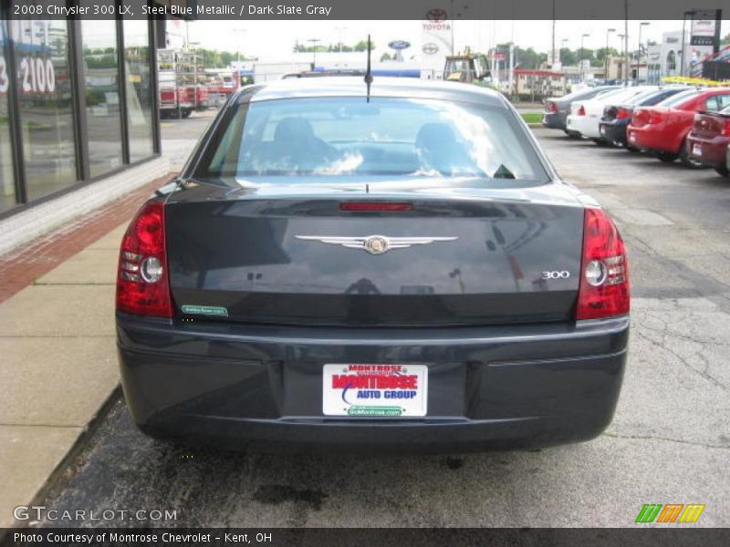 Steel Blue Metallic / Dark Slate Gray 2008 Chrysler 300 LX