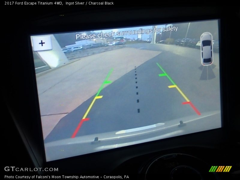 Ingot Silver / Charcoal Black 2017 Ford Escape Titanium 4WD