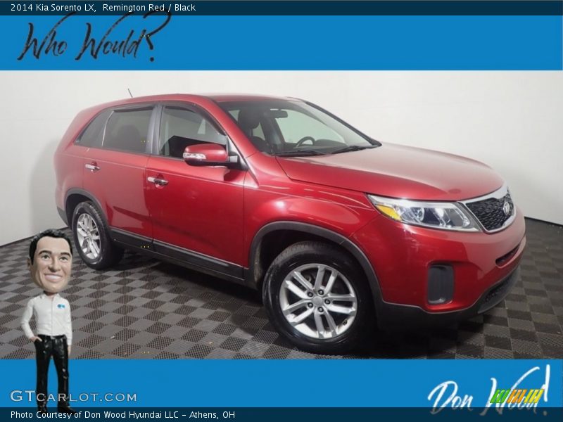 Remington Red / Black 2014 Kia Sorento LX