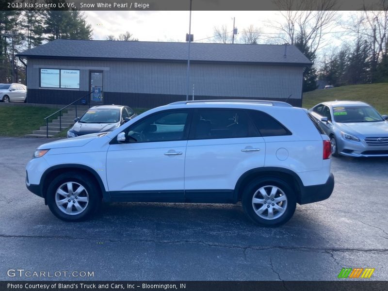 Snow White Pearl / Beige 2013 Kia Sorento LX V6