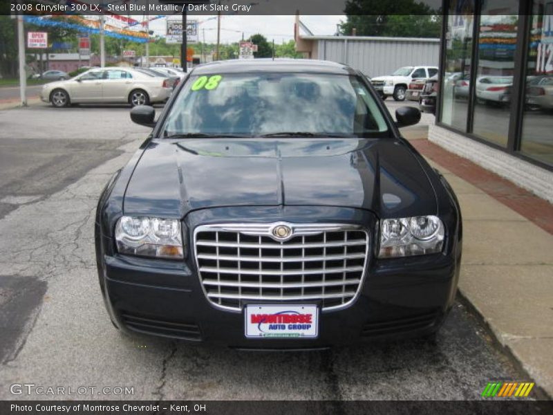 Steel Blue Metallic / Dark Slate Gray 2008 Chrysler 300 LX