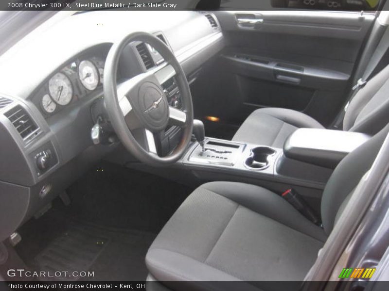 Steel Blue Metallic / Dark Slate Gray 2008 Chrysler 300 LX