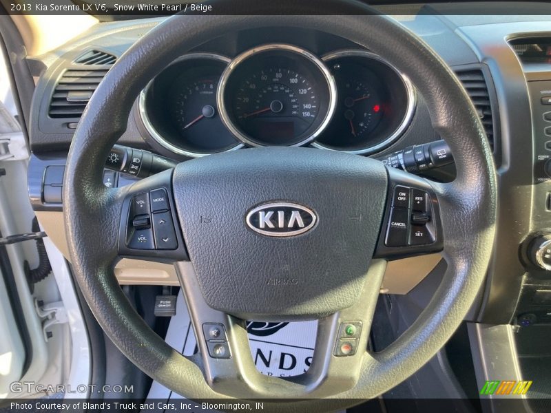 Snow White Pearl / Beige 2013 Kia Sorento LX V6