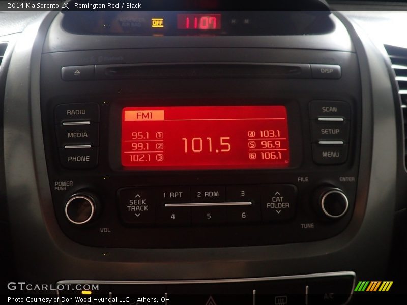 Remington Red / Black 2014 Kia Sorento LX