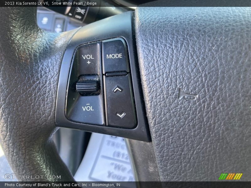 Snow White Pearl / Beige 2013 Kia Sorento LX V6