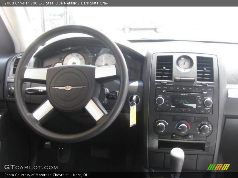Steel Blue Metallic / Dark Slate Gray 2008 Chrysler 300 LX