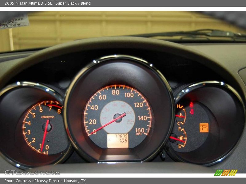 Super Black / Blond 2005 Nissan Altima 3.5 SE