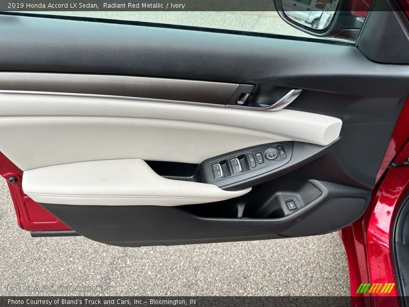 Radiant Red Metallic / Ivory 2019 Honda Accord LX Sedan