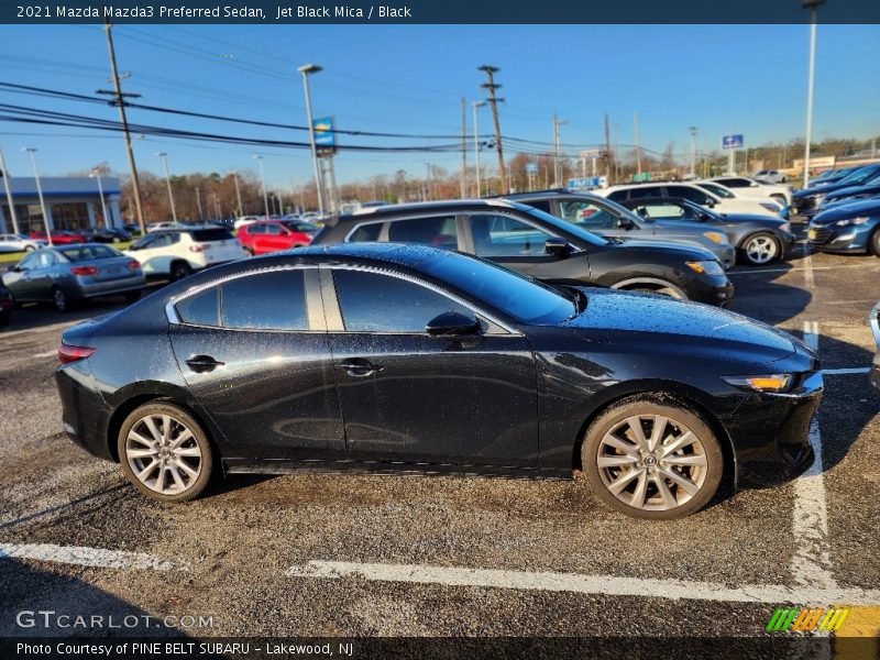 Jet Black Mica / Black 2021 Mazda Mazda3 Preferred Sedan