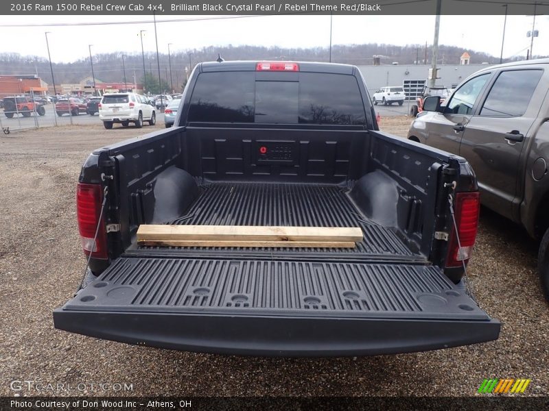 Brilliant Black Crystal Pearl / Rebel Theme Red/Black 2016 Ram 1500 Rebel Crew Cab 4x4