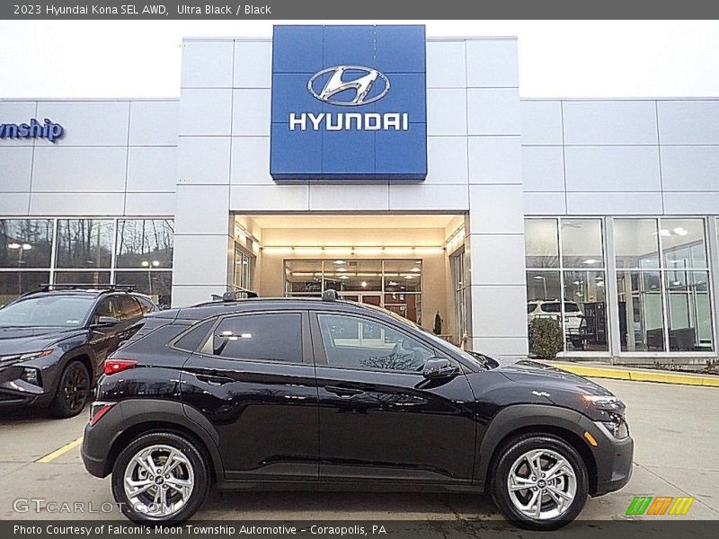 Ultra Black / Black 2023 Hyundai Kona SEL AWD