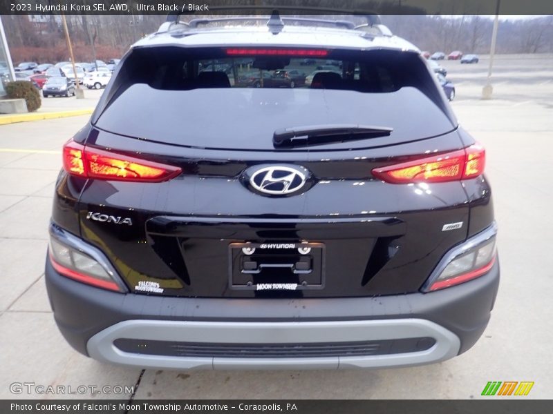Ultra Black / Black 2023 Hyundai Kona SEL AWD