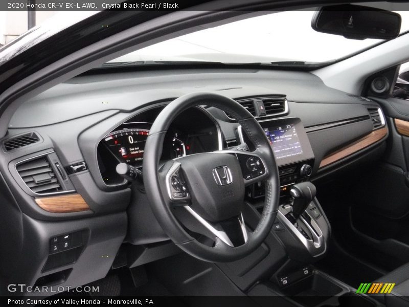 Crystal Black Pearl / Black 2020 Honda CR-V EX-L AWD