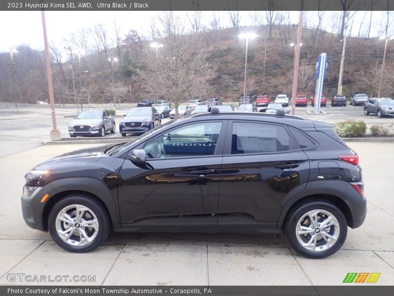 Ultra Black / Black 2023 Hyundai Kona SEL AWD