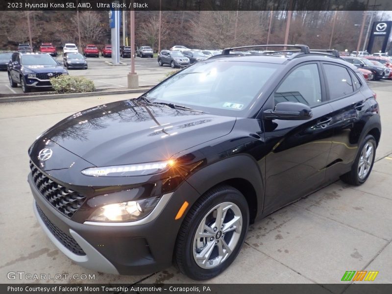 Ultra Black / Black 2023 Hyundai Kona SEL AWD