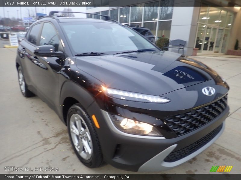 Ultra Black / Black 2023 Hyundai Kona SEL AWD