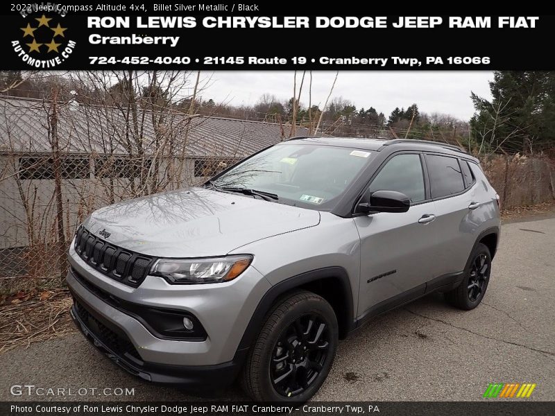 Billet Silver Metallic / Black 2022 Jeep Compass Altitude 4x4