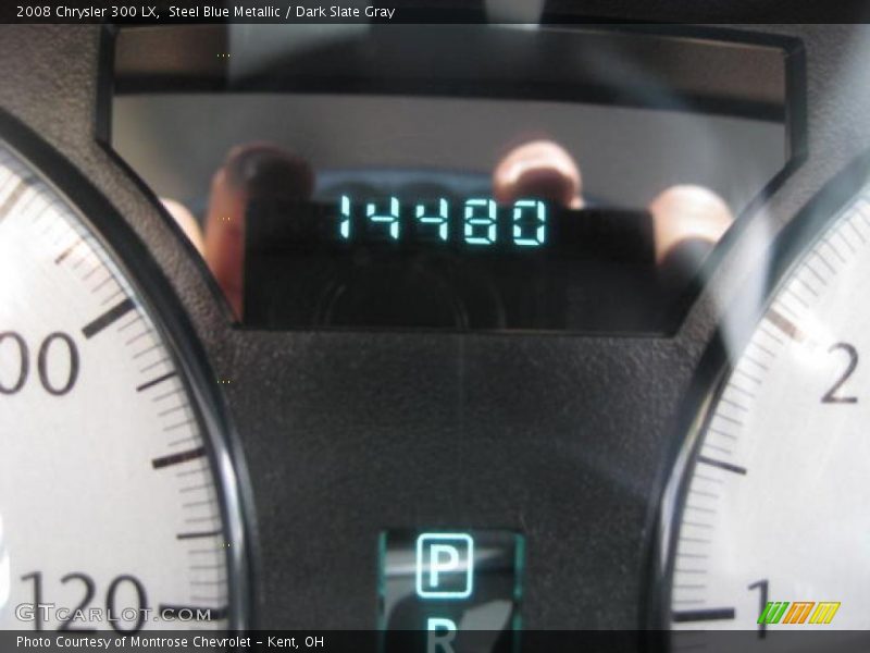Steel Blue Metallic / Dark Slate Gray 2008 Chrysler 300 LX
