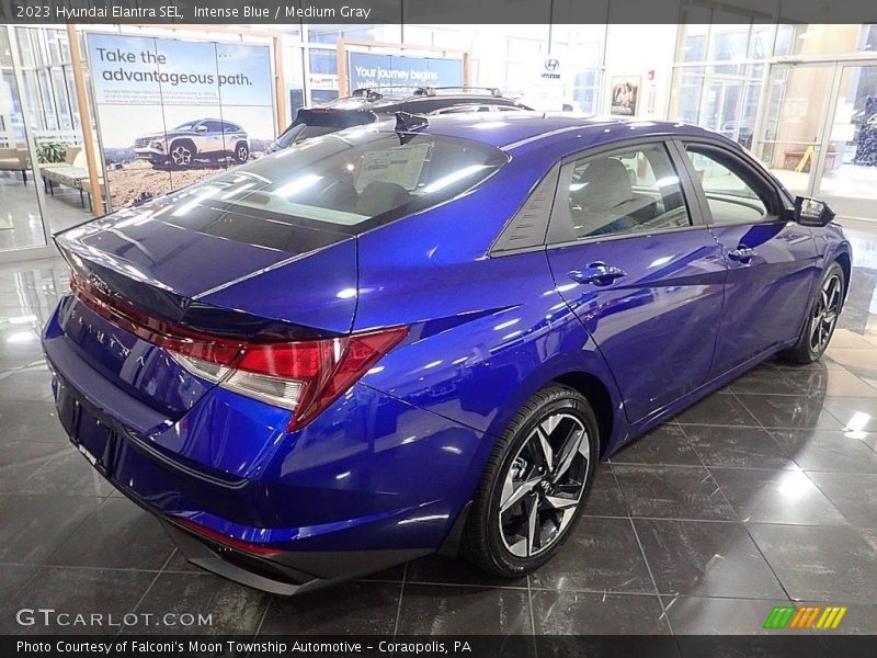 Intense Blue / Medium Gray 2023 Hyundai Elantra SEL