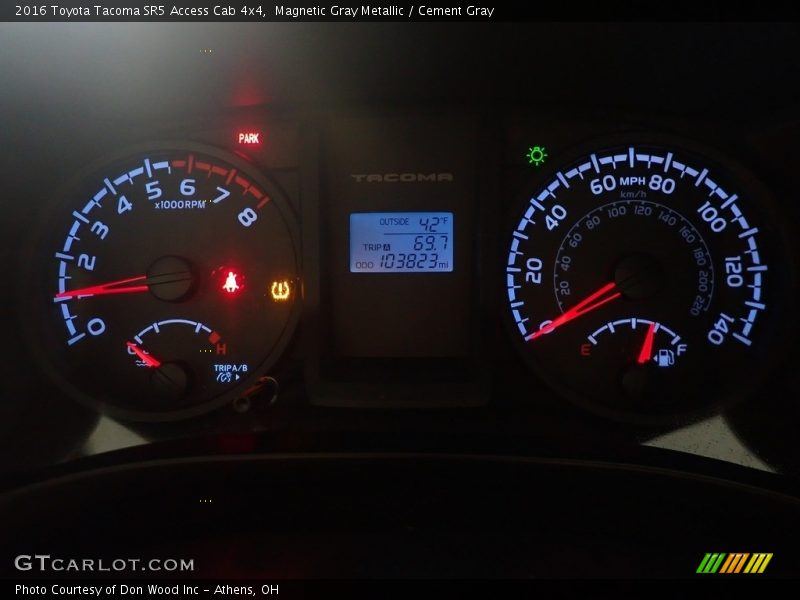 Magnetic Gray Metallic / Cement Gray 2016 Toyota Tacoma SR5 Access Cab 4x4