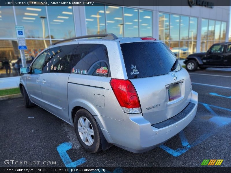 Silver Mist Metallic / Gray 2005 Nissan Quest 3.5 SL