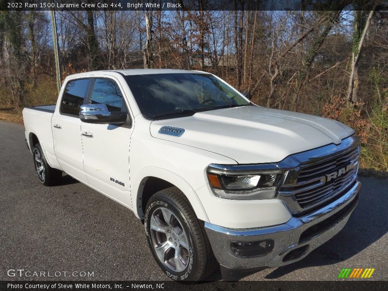 Bright White / Black 2022 Ram 1500 Laramie Crew Cab 4x4