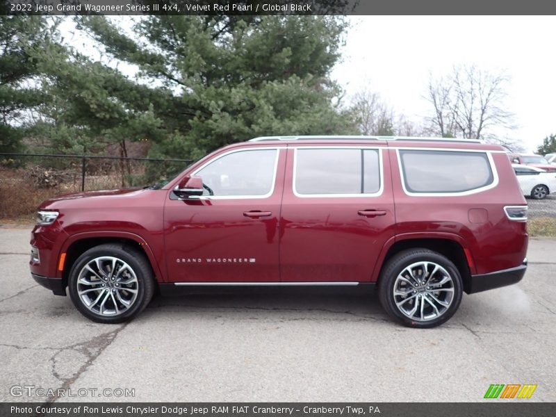  2022 Grand Wagoneer Series III 4x4 Velvet Red Pearl