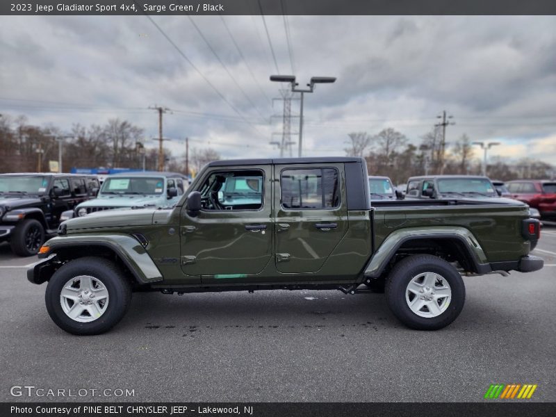 Sarge Green / Black 2023 Jeep Gladiator Sport 4x4