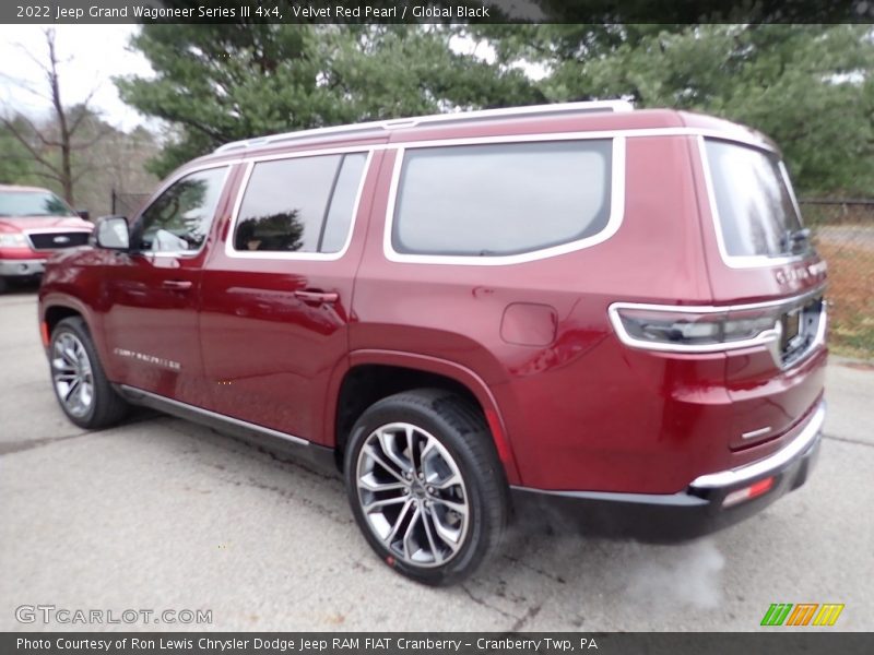 Velvet Red Pearl / Global Black 2022 Jeep Grand Wagoneer Series III 4x4