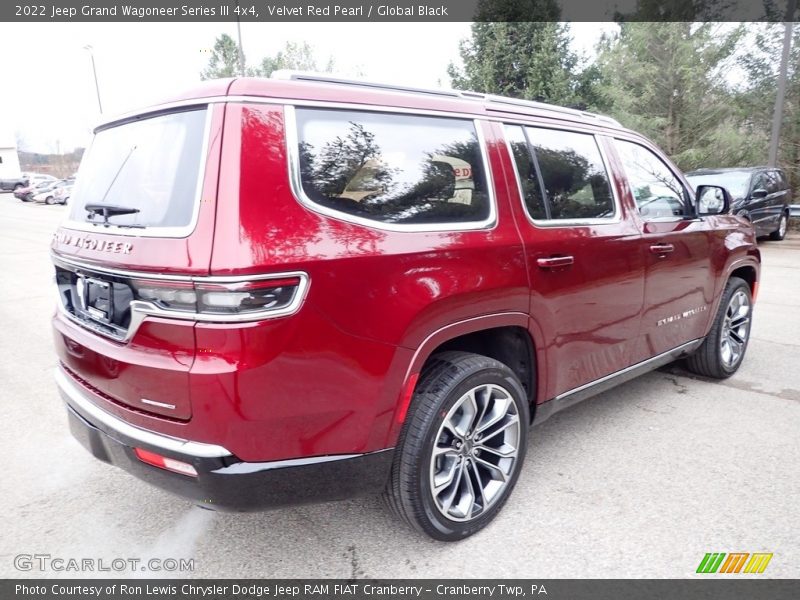 Velvet Red Pearl / Global Black 2022 Jeep Grand Wagoneer Series III 4x4