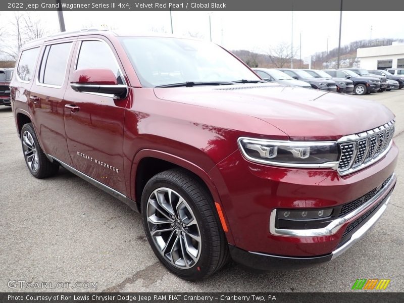 Velvet Red Pearl / Global Black 2022 Jeep Grand Wagoneer Series III 4x4