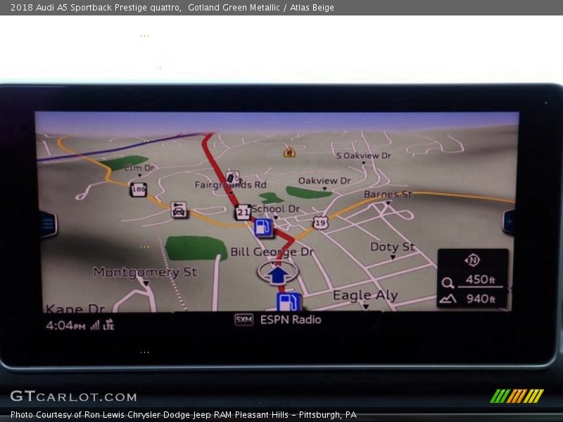 Gotland Green Metallic / Atlas Beige 2018 Audi A5 Sportback Prestige quattro