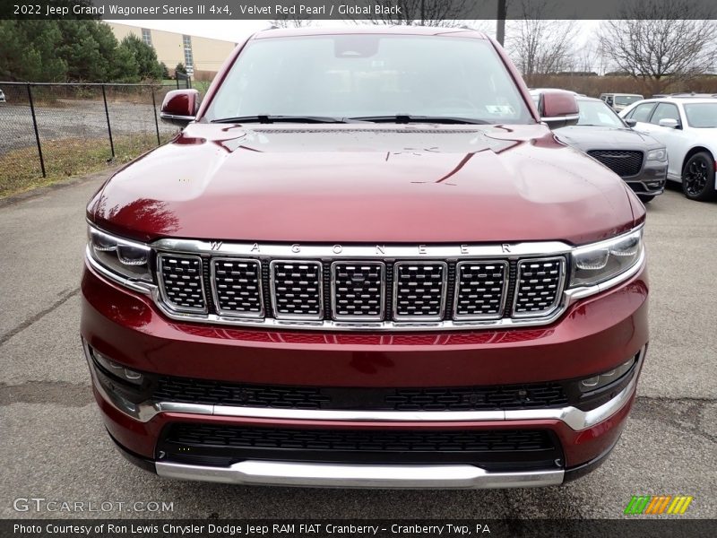 Velvet Red Pearl / Global Black 2022 Jeep Grand Wagoneer Series III 4x4