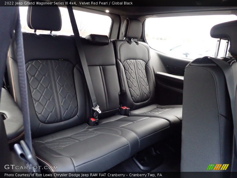 Rear Seat of 2022 Grand Wagoneer Series III 4x4