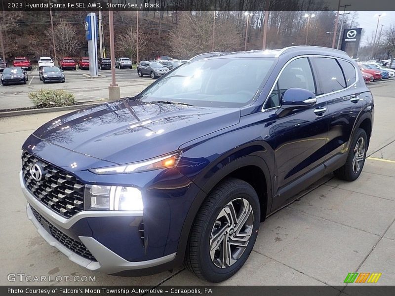 Front 3/4 View of 2023 Santa Fe SEL AWD