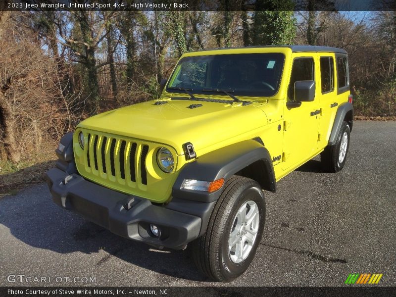 High Velocity / Black 2023 Jeep Wrangler Unlimited Sport 4x4