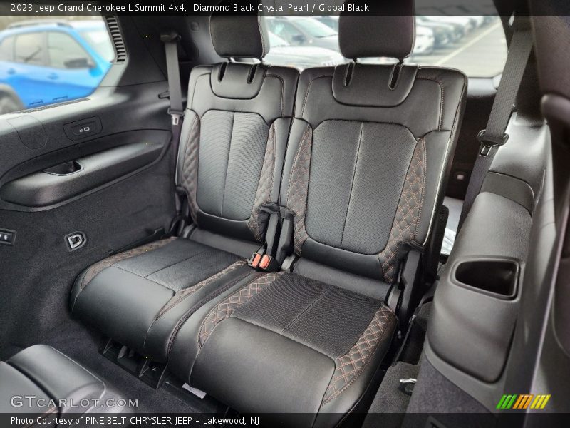 Rear Seat of 2023 Grand Cherokee L Summit 4x4