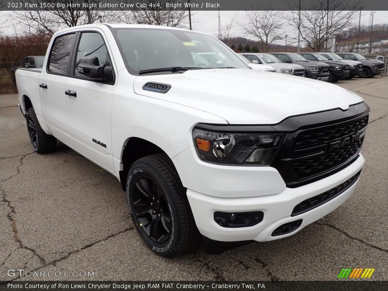 Front 3/4 View of 2023 1500 Big Horn Night Edition Crew Cab 4x4