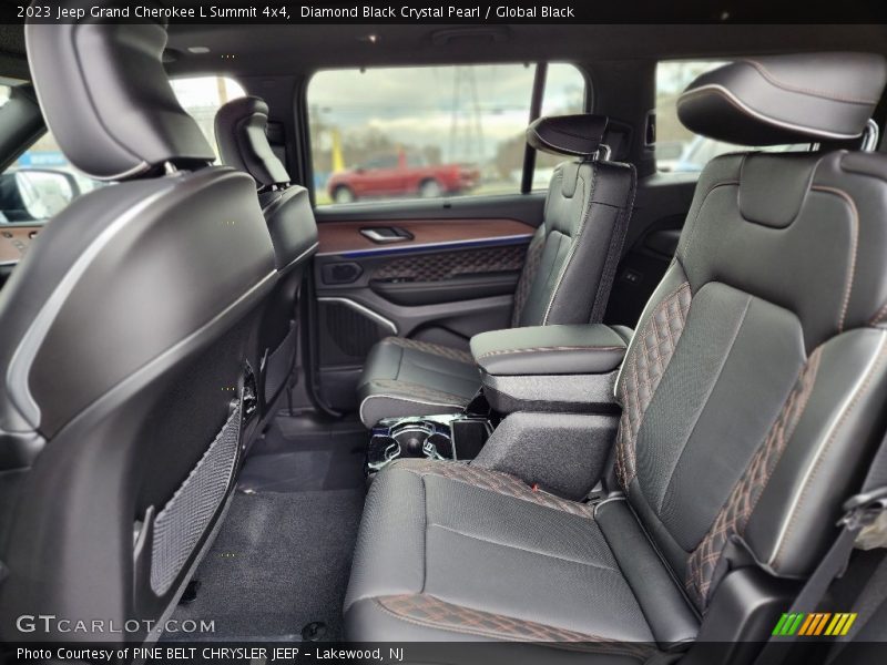 Rear Seat of 2023 Grand Cherokee L Summit 4x4