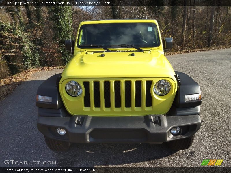 High Velocity / Black 2023 Jeep Wrangler Unlimited Sport 4x4
